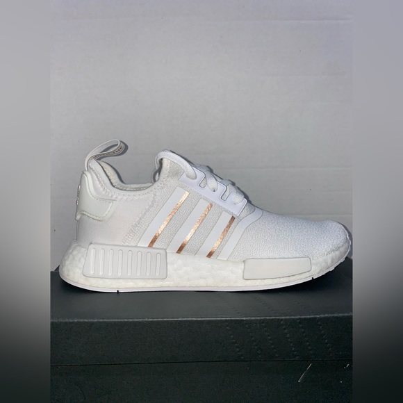 adidas | Shoes | Adidas Nmdr White Rose Gold Metallic Fw6434 | Poshmark